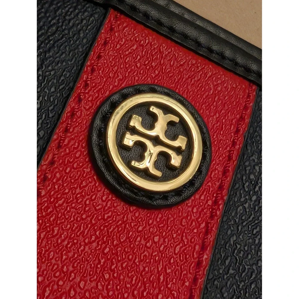 Tory Burch Kerrington Floral Print Tote Bag‎ Large Shoulder Bag Coated Canvas